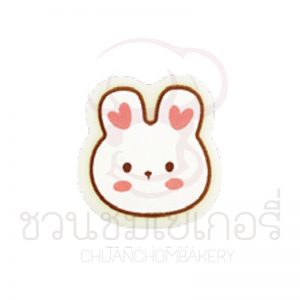 CUTIE BUNNY (White) 2.8x3cm FDEC4954W บรรจุ 5 ชิ้น รหัส 1204954W005