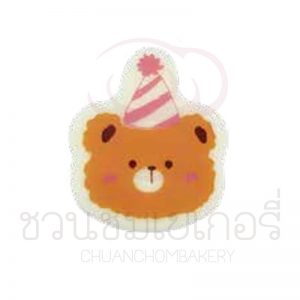 Happy Bear Pink 3x3.5cm FDEC4987W บรรจุ 5 ชิ้น รหัส 1204987005