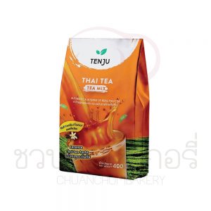 Tenju ชาไทย 400 กรัม Thai Tea สูตรเข้มข้น หอมกลิ่นวนิลา รหัส 8859882300027