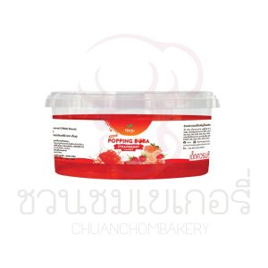 Tenju Boduo Popping Boba Strawberry 550g รหัส 8859882300041