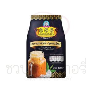 666 ชาผงปรุงสำเร็จ (สูตรชาไทย) ขนาด 400 กรัม รหัส 9555051604611