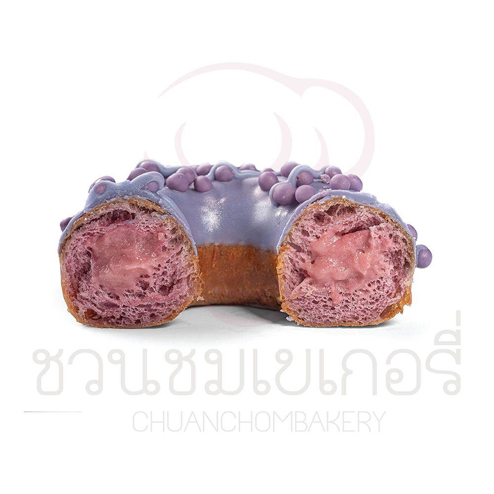 (สั่งจองเท่านั้น) Mantinga Donut VERY PERI CREAMY BERRY with Creamy Filling 70g 6ชิ้น รหัส 4771033035418 - Image 2