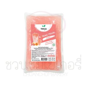 Tenju Peach Konjac pearll 500g รหัส 8859882300355