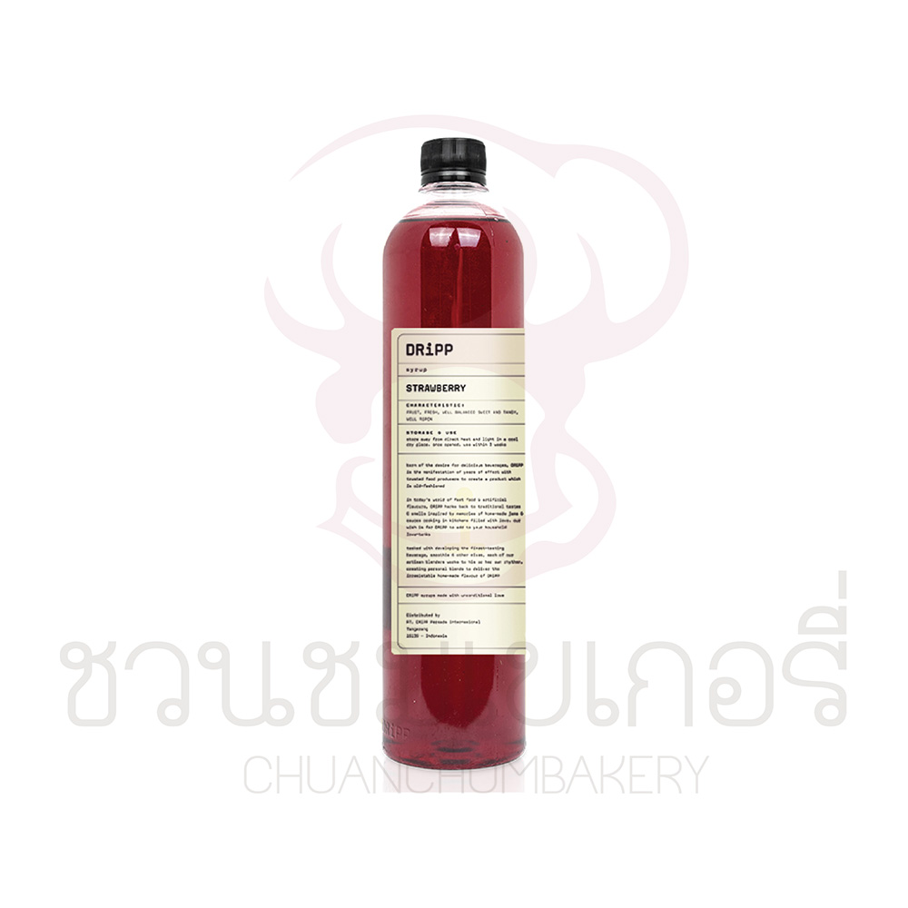 DRiPP Strawberry Syrup760ml รหัส 8997220500538